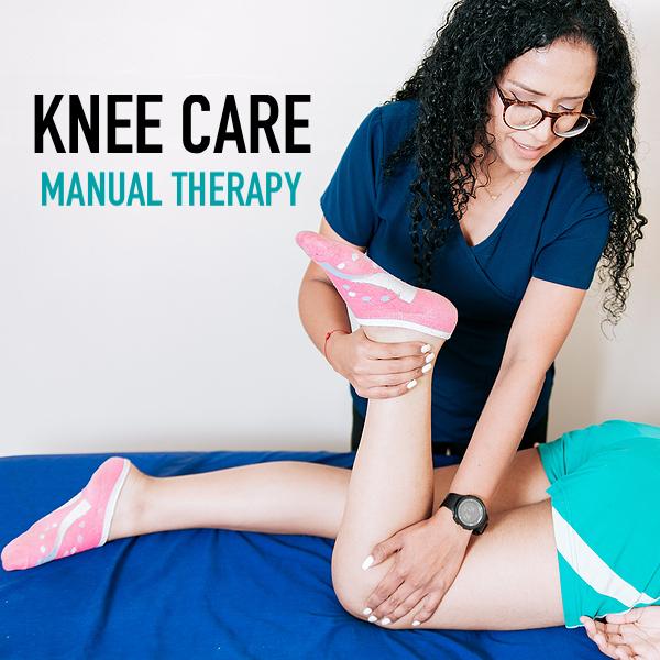 Manual therapy for knee pain relief and movement